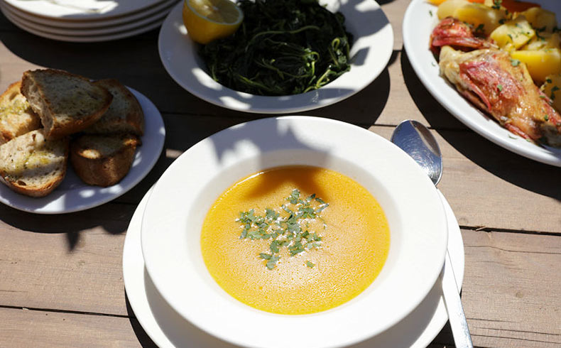 Greek Fish Soup - Paros Restaurants