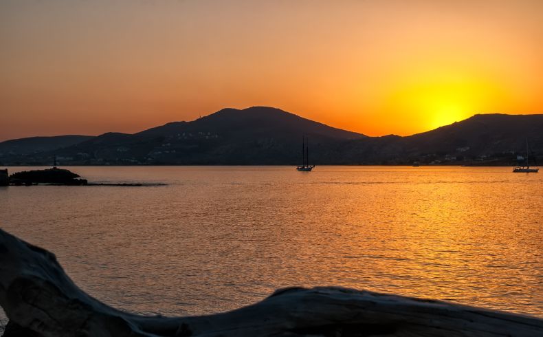 Sunset in Naoussa Paros Greece – What to See & Things to Do on Paros Island