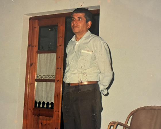 Stelios, the founder of Stelia Mare Boutique Hotel