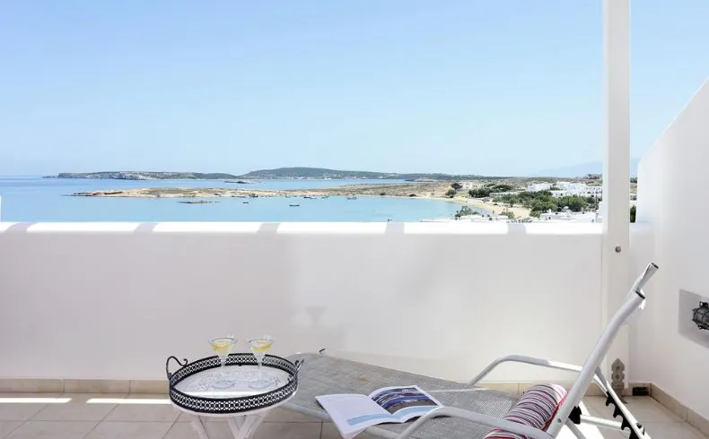 Sea View Hotel Suite – Stelia Mare Boutique Hotel in Naoussa Paros Greece